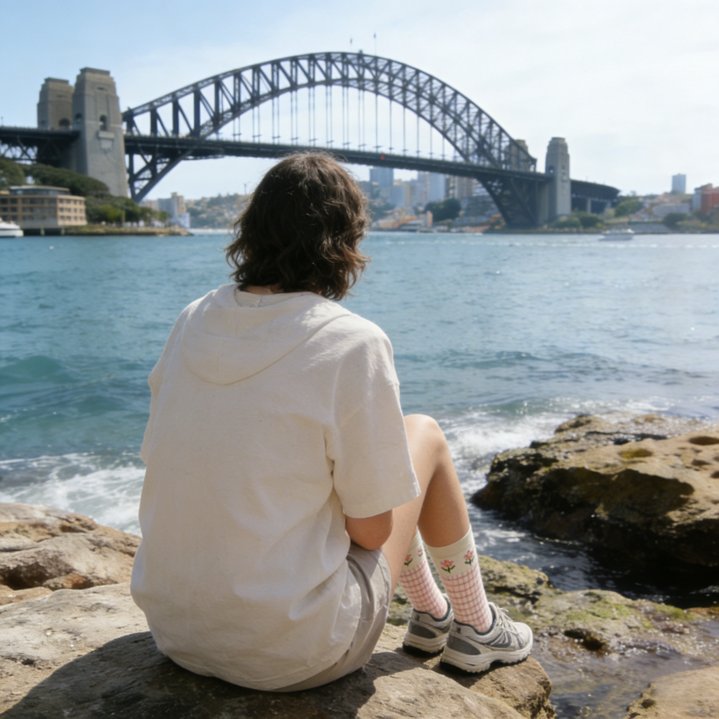 Three Small Flower Socks