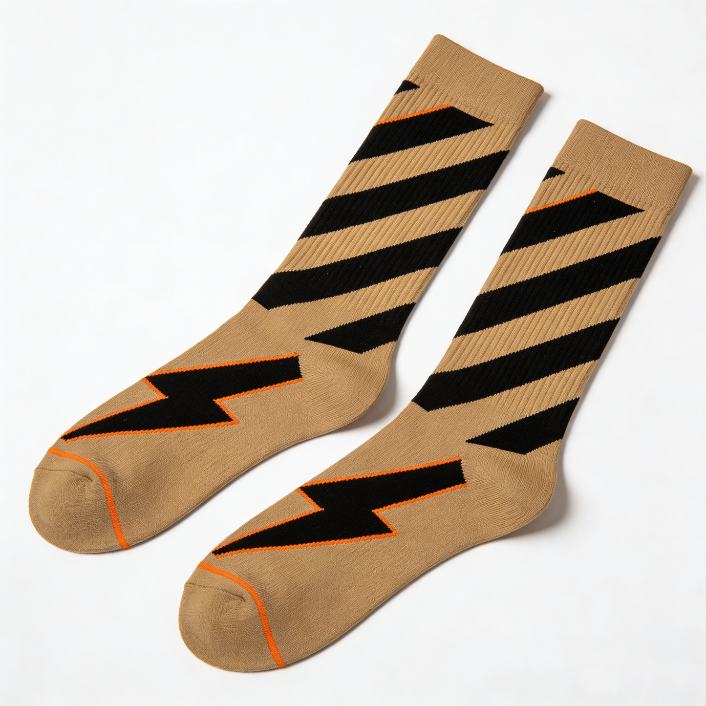 Lightning Striped Socks